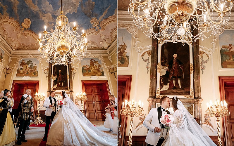 Свадьба в замке Добриш Романа и Екатерины