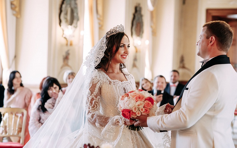 Свадьба в замке Добриш Романа и Екатерины